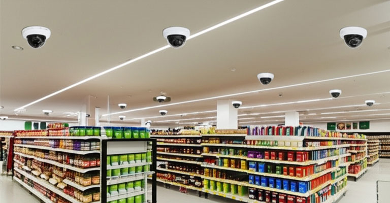 commercial cctv setup